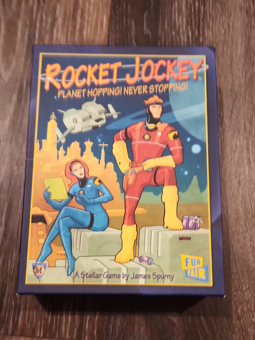 Rocket Jockey Mayfair Games Complete 90 Cards Mensa Select Space Game